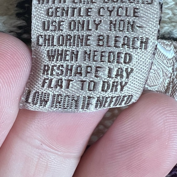 Longline Knit Cardigan Sweater Duster Geometric Aztec Boho Southwestern purple - Picture 6 of 11